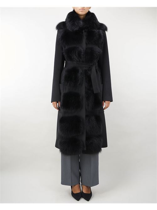 Coat with real fox fur inserts Yes London YES LONDON | Coat | CD119299